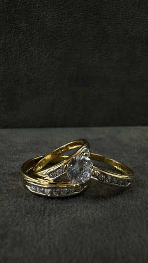 ANILLOS TRIO DE BODA